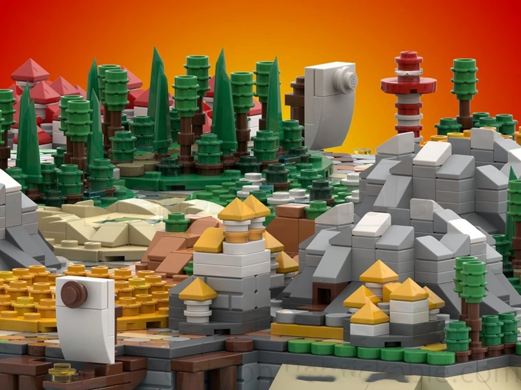 رائعة جديدة MOC بنة نمط المعماري نموذج رقعة الشطرنج العالم وحدات لعبة أطفال هدية مجموعة تجميع DIY