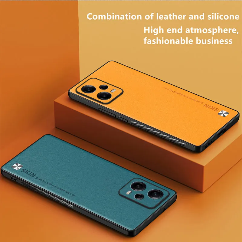Luxury PU Leather Cases For Redmi 12C Note 12 Pro Plus 5G 4G Shockproof Back Cover Silicone Soft Lens Protection Phone Case