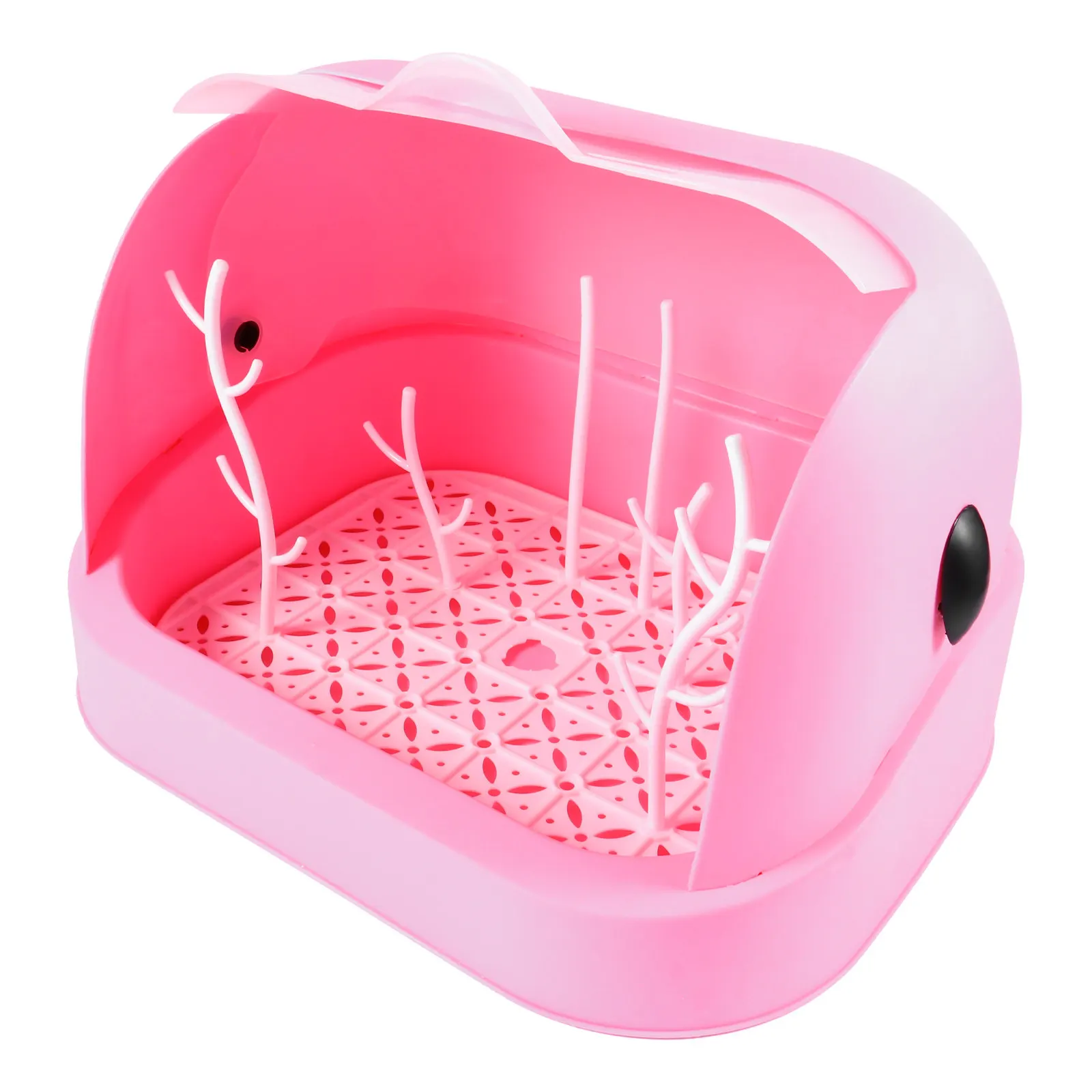 

Baby Bottle Drying Rack Milk Bottle Holder Storage Box Draining Design Healthy Safe Material Portable for Home and Outdoor Use