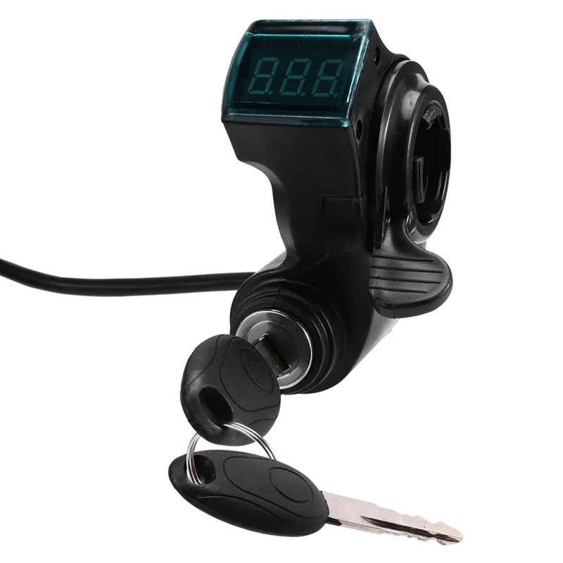 HOT-E-Bike Thumb Throttle Lcd Display Speed Regulator Handlebar Grips For Switch Electric Bike Scooter Tricycle Refitting,E-Bike