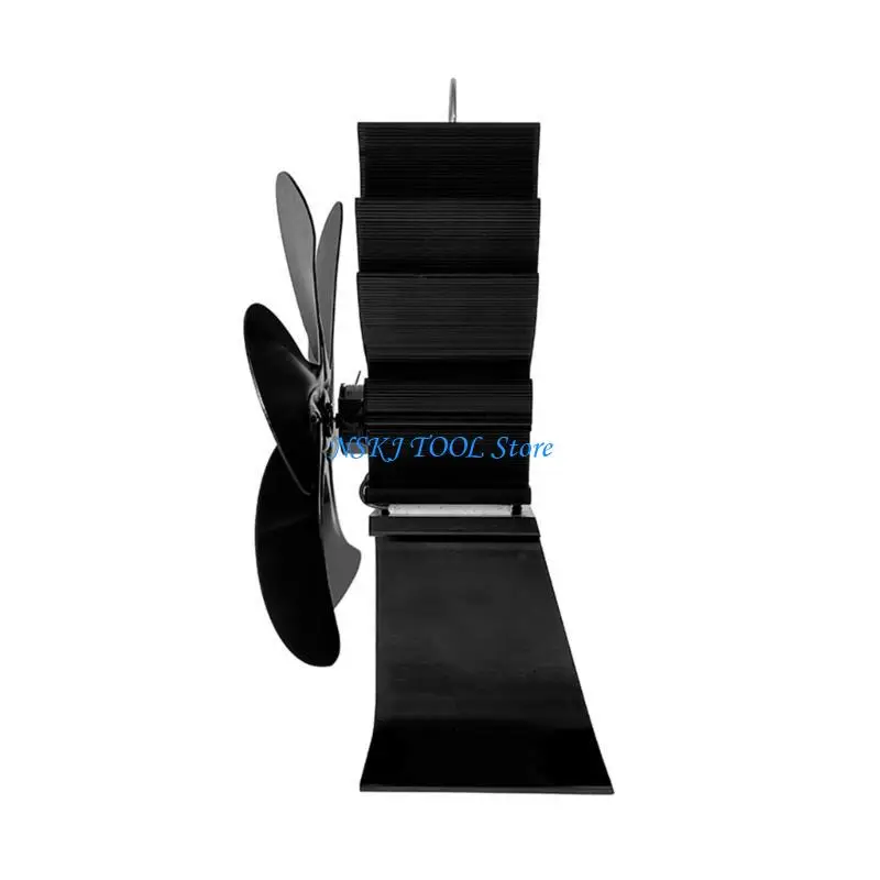 L8RC موقد مروحة الحرارة مدعومة لا يوجد كهرباء ضوضاء الحرة مروحة الموقد الدورة الدموية #2