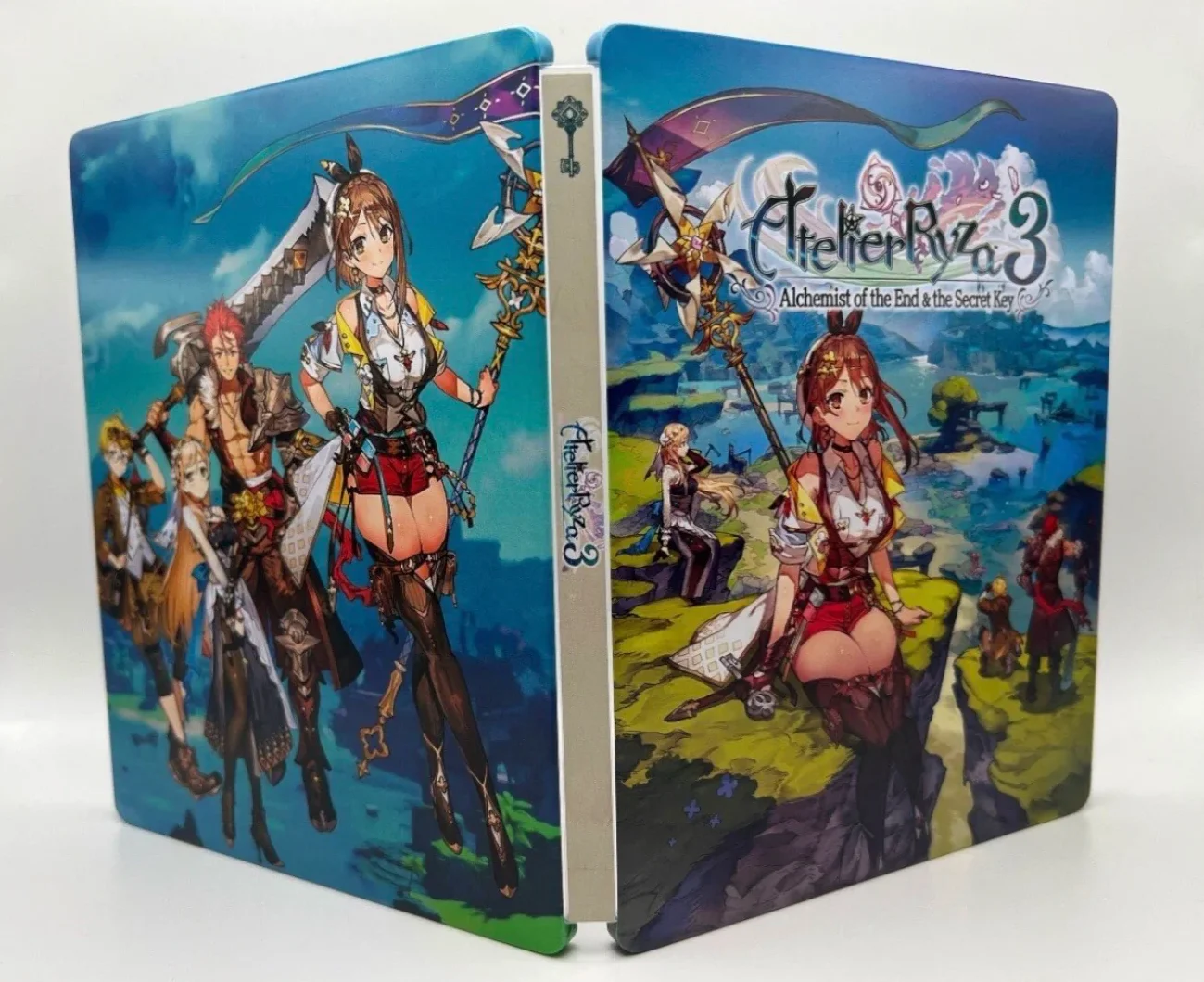 アトリエ-ライザ3-カスタムメイド-g2-スチールブックケース-ps4-ps5-xbox用-ゲームなし