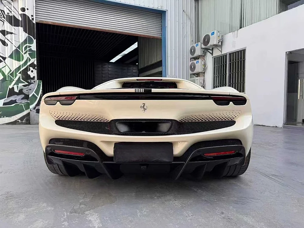 

Used for Modifying the Carbon Fiber Rear Diffuser of Ferrari 296 GTB with a Small Surround and Lower Lip Plate