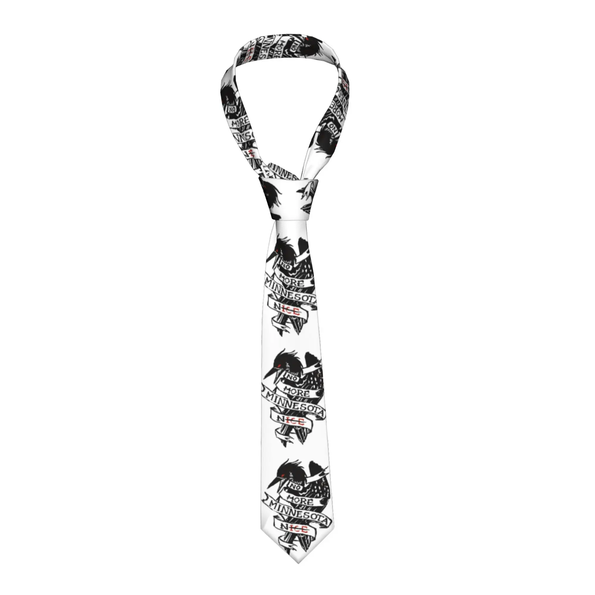 

Галстук Rebel Loon No More Minnesota Nice для мужчин, широкий галстук для костюмов, аксессуары для свадеб и деловых мероприятий