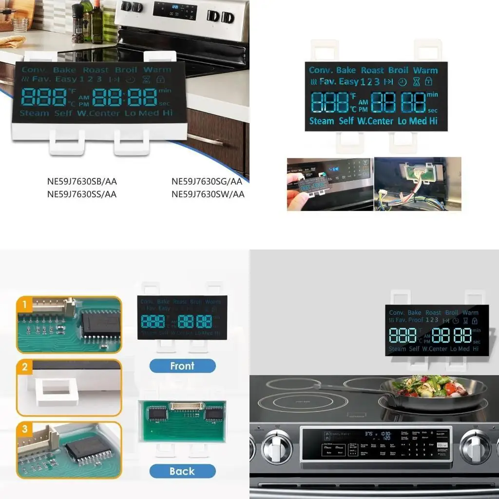panneau-led-de07-00129a-piece-reparation-cuisine-domestique-panneau-d'affichage-led-pour-gamme-electrique-entretien