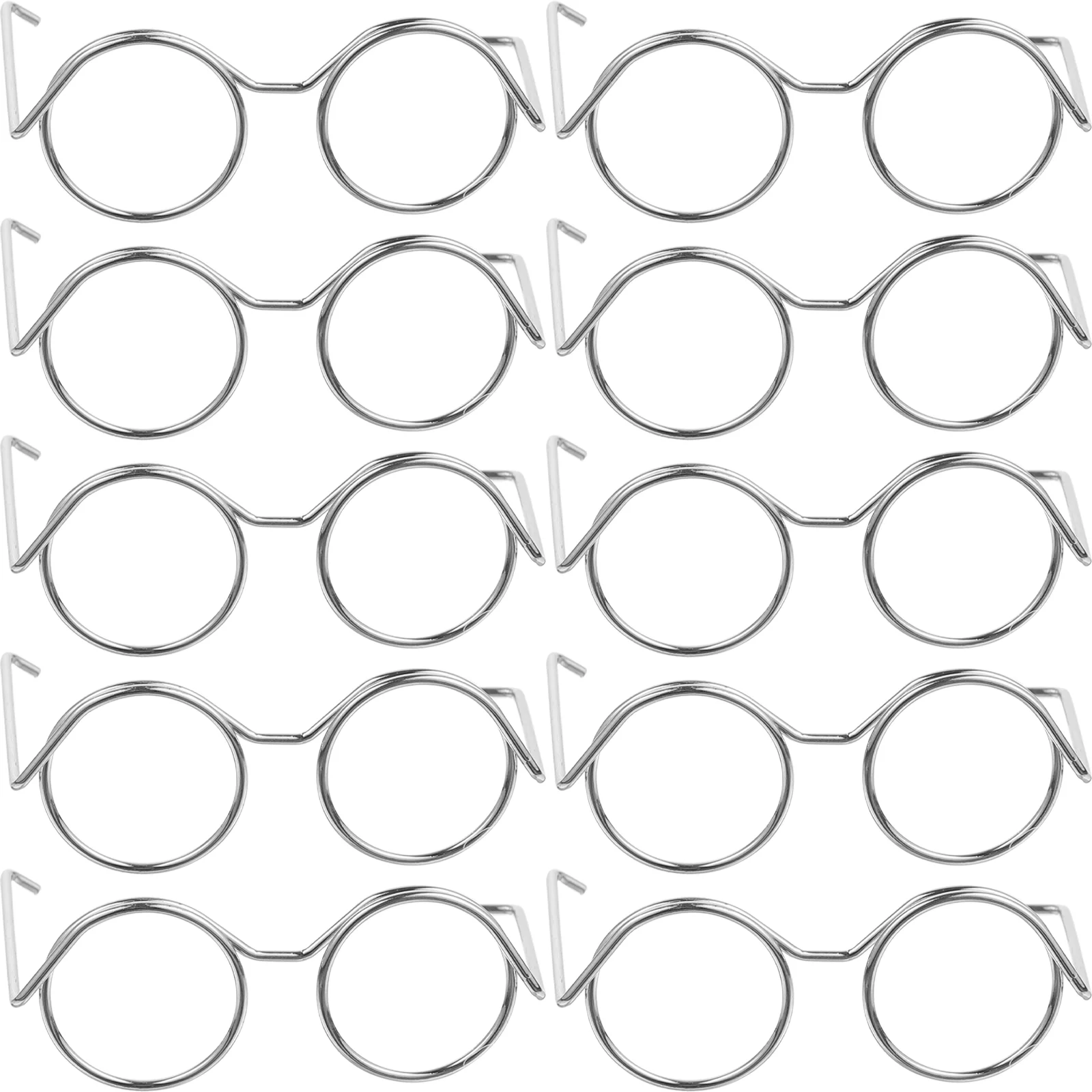 

10 Pcs Glasses Rimmed Sunglasses Mini Dolls Eyeglasses for Dress up Props Toys Girls