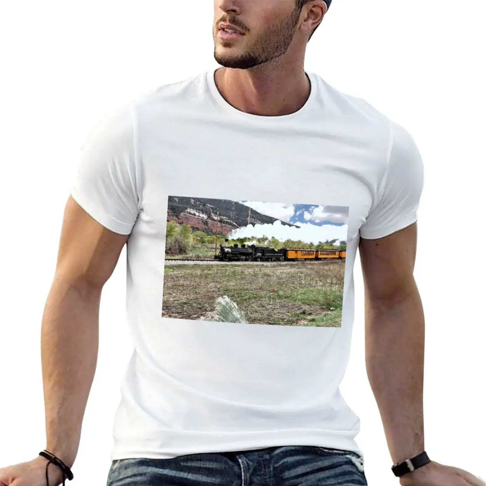 Steam Locomotive - Durango And Silverton Railroad 1 T-Shirt Odor Resistant Short Sleeve Top