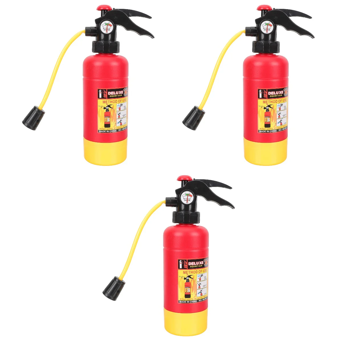3 Pieces Fire Water Toy Children Prank Fighting Portable Spraying Squirter Mini Extinguisher Simulation