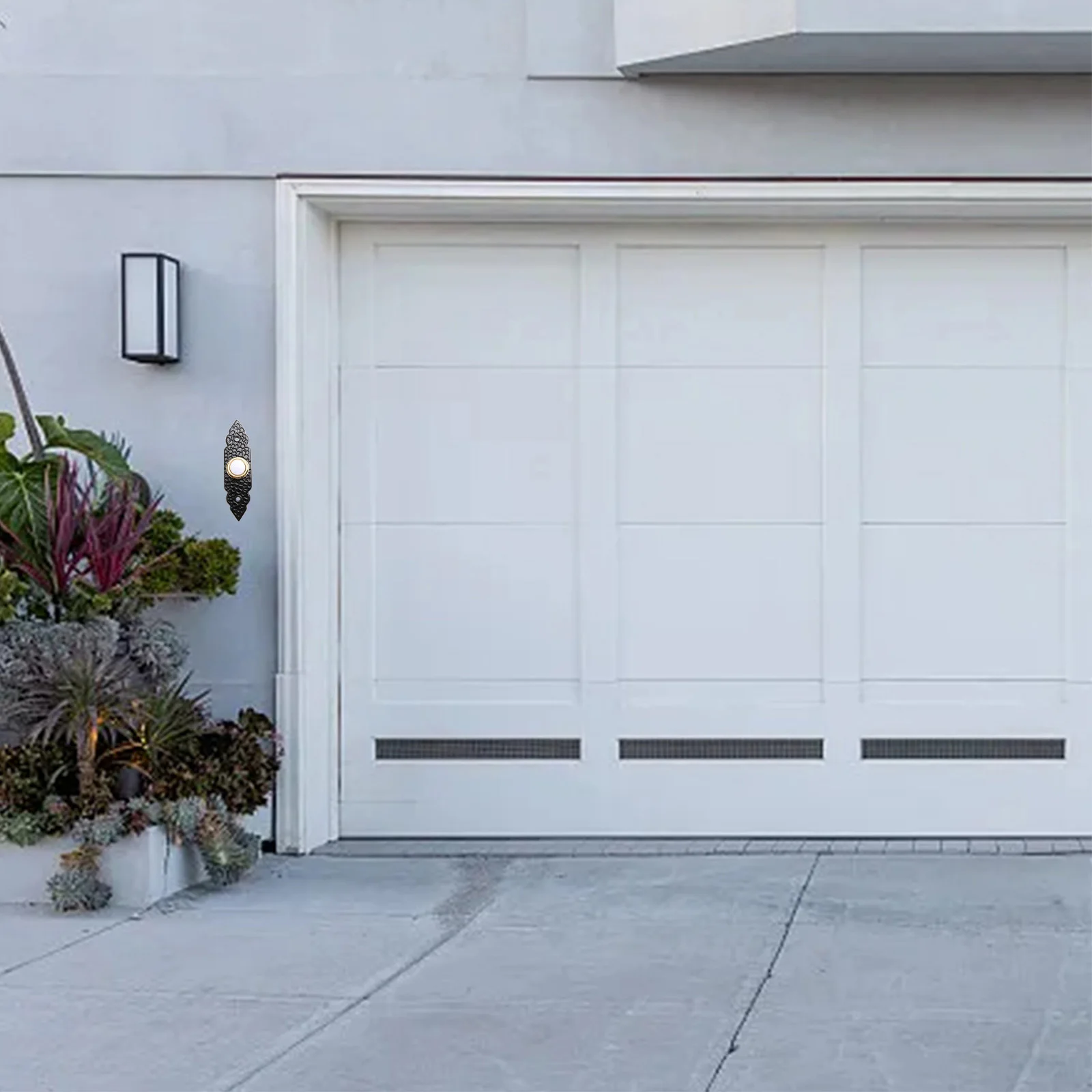 Botones de timbre de puerta Botón de timbre LED Condiciones de poca luz Luz LED incorporada Fácil instalación Diseño elegante y elegante