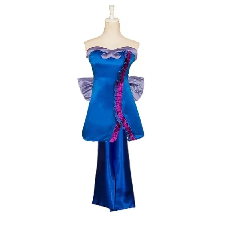 

Anime Mermaid Melody Pichi Pichi Pitch Noel Dress Cosplay Costume With Gloves Lovely Girl Women Suit Fancy Clothes