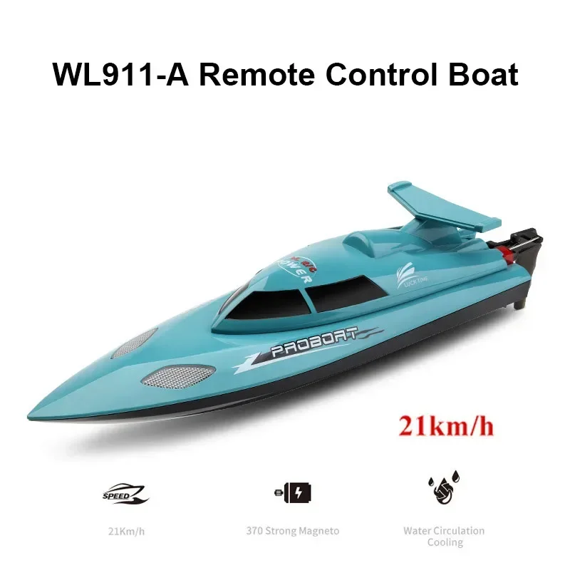 WL911-A Remote-controlled High-speed Boat Racing Boat for Children Navigation Model Automatic Flipping