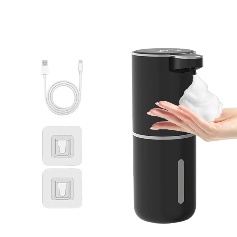 380 ml berührungsloser Tisch- oder Wandmontage, 4-stufig verstellbarer Schaum/Flüssigkeit, automatischer Smart-Sense-Seifenspender, Handwaschmaschine
