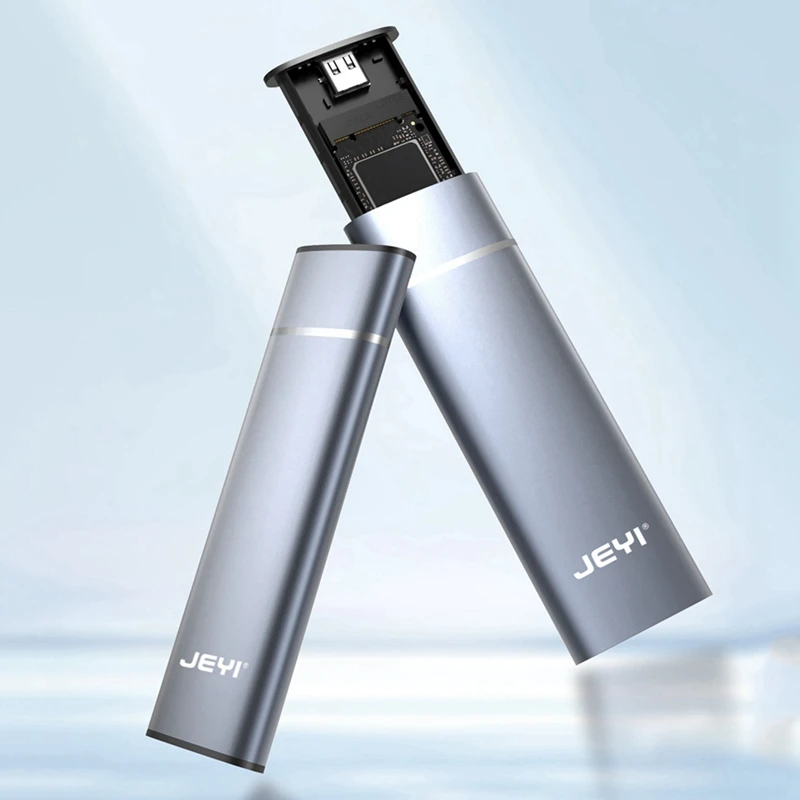 محول حاوية JEYI M.2 NVME SSD USB 3.2 Gen 2 (10 جيجابت في الثانية) حافظة خارجية تدعم 2230/2240/2260/2280 Ssds