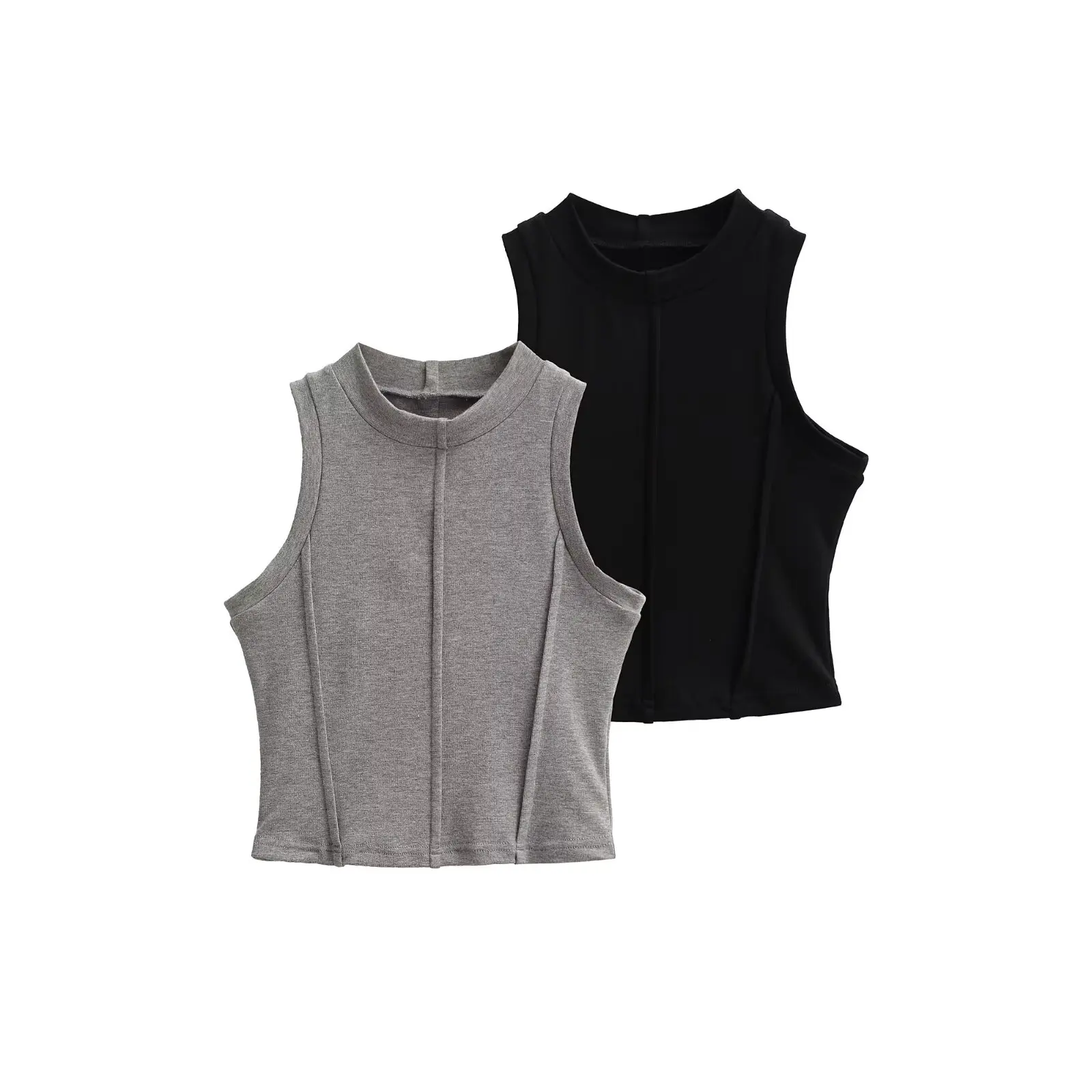 

Летний жилет Ele Svel с закрученным узлом и асимметричной талией, однотонная хлопковая футболка для женщин