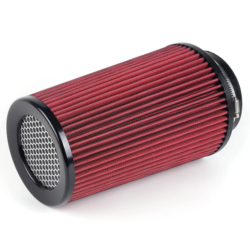 RASTP-3" 3,5" 4" Rennwagen High Flow Kaltlufteinlassluftfilter Drei Größen Konische waschbare Luftfilter 10,6" hoch OFI141 – Detail 15
