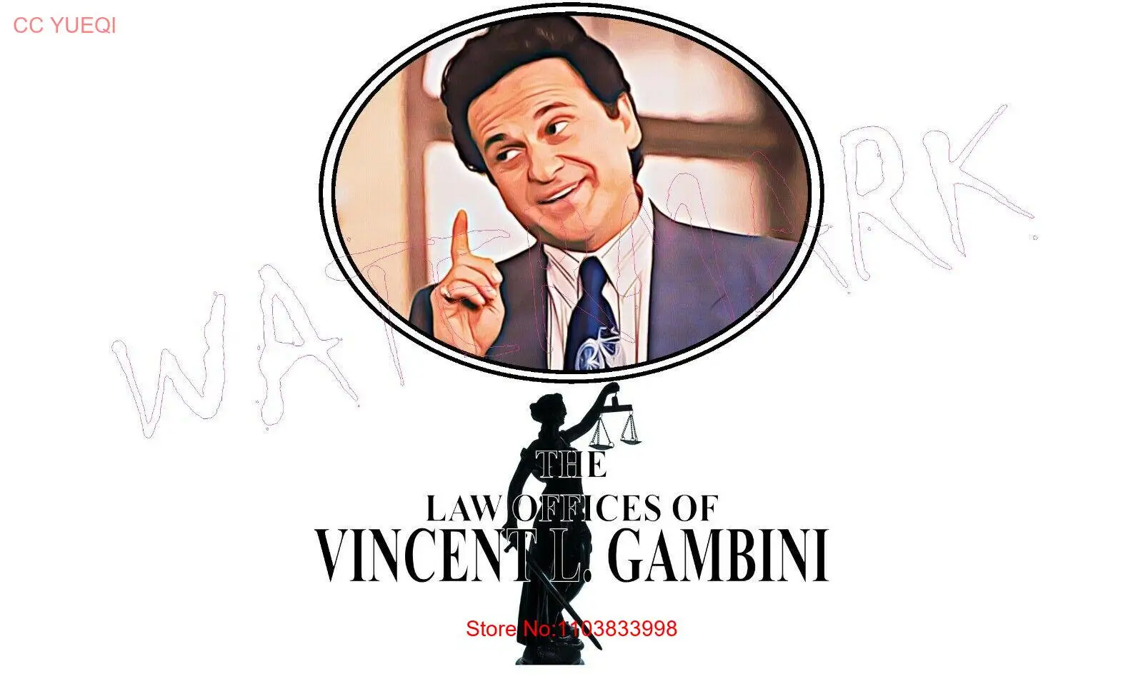 Men's Shirt My Cousin Vinny: Law Office Vincet Gambini Jerry Gallo Joe Pesci