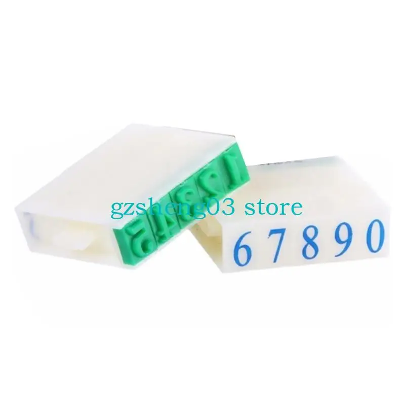 U75C 0-9 Nomor Stempel untuk Kartu Dewasa Anak Membuat Scrapbooking dan Pengajaran