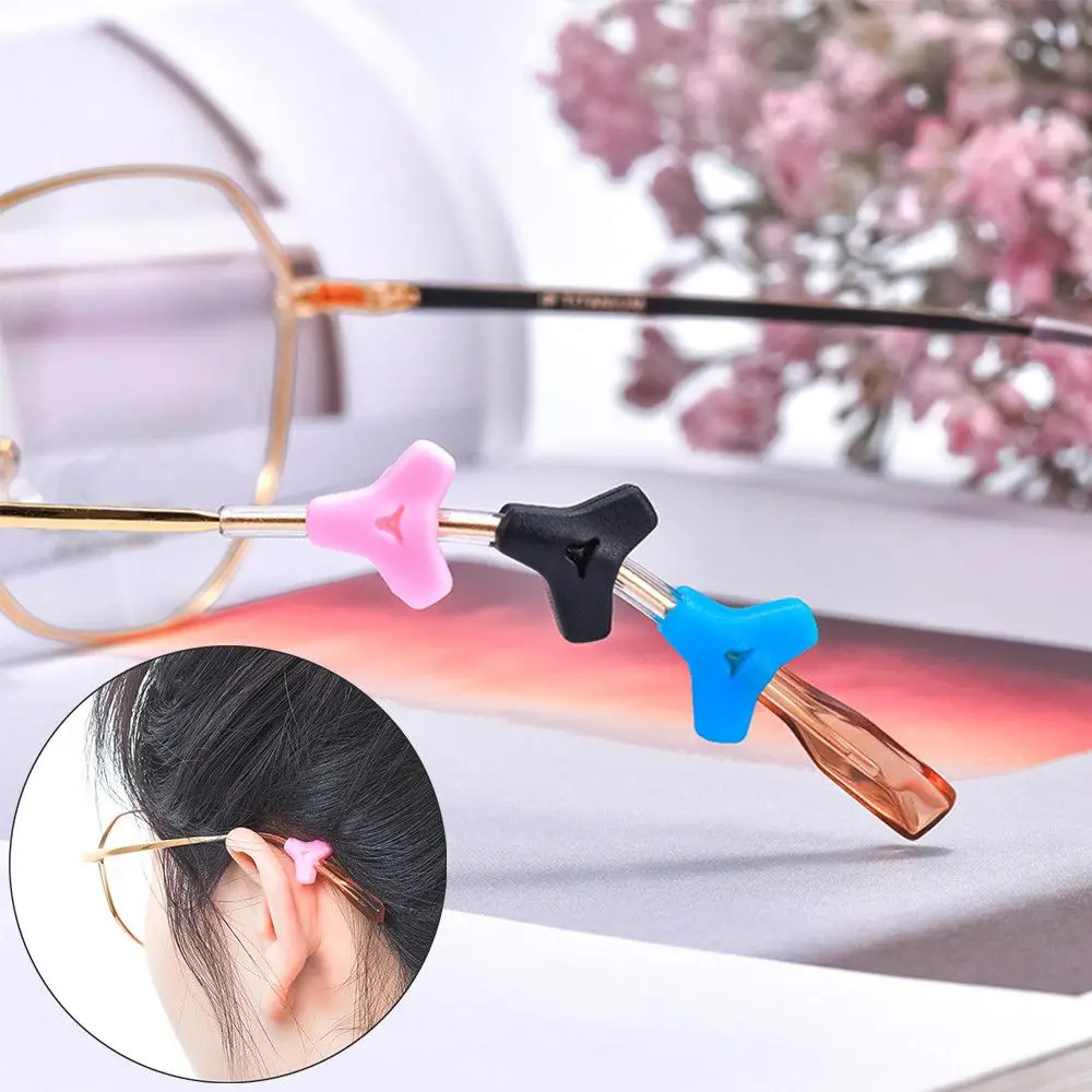 Anti-slip Ear Hook Soft Cover Elastic Ear Hook Eyewear Legs Sleeve Temple Tip Holder Eyeglass Grip