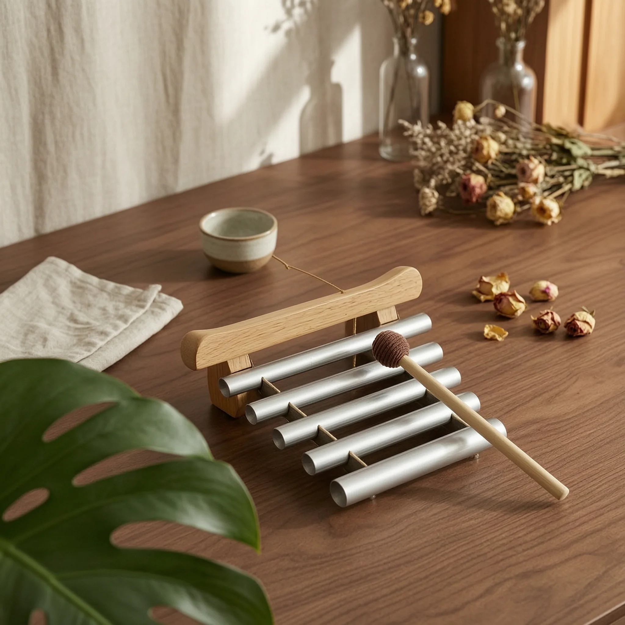 handheld-wind-chime-with-mallet-lightweight-bar-chime-with-mallet-instrument-compact-tranquil-for-meditators-meditation