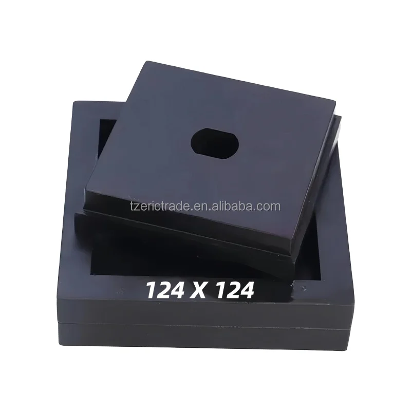 Customized 124 X 124 Mm Hydraulic Knockout Punching Die Square / Rectangle Hole Mold Manual Knockout Mould For SYK-15/30 Machine