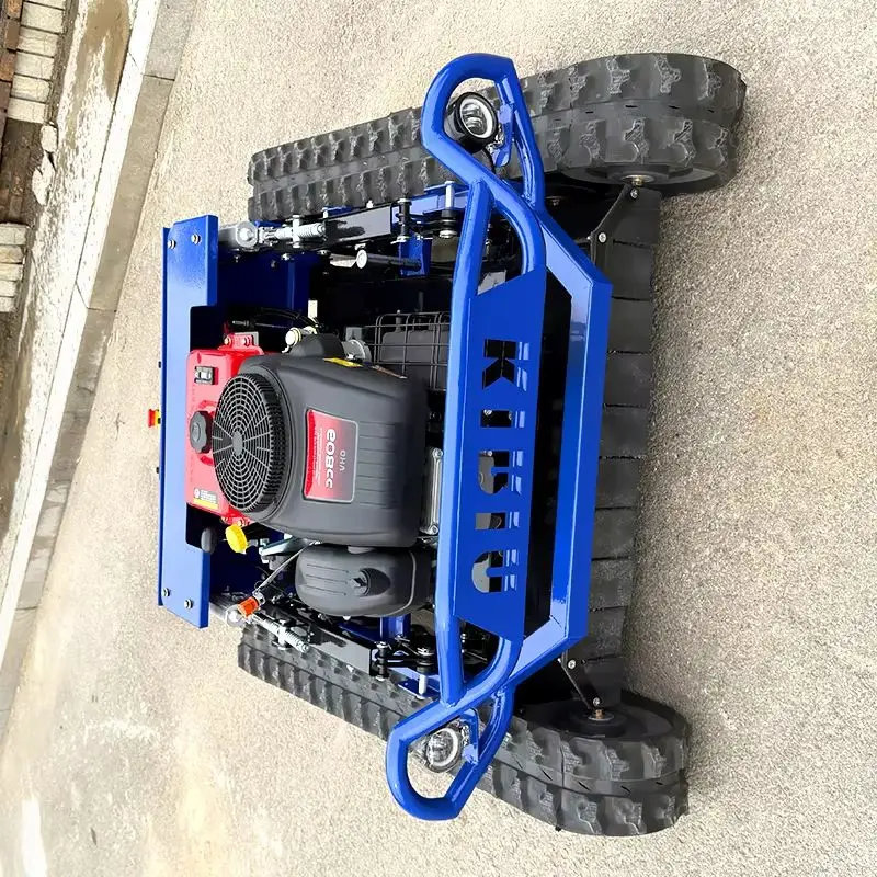 Robot koszący trawę na zamówienie, najlepsza cena, automatyczny, z zerowym promieniem skrętu, elektryczny start, zdalnie sterowany, do nieużytków, sadów, zdalne sterowanie