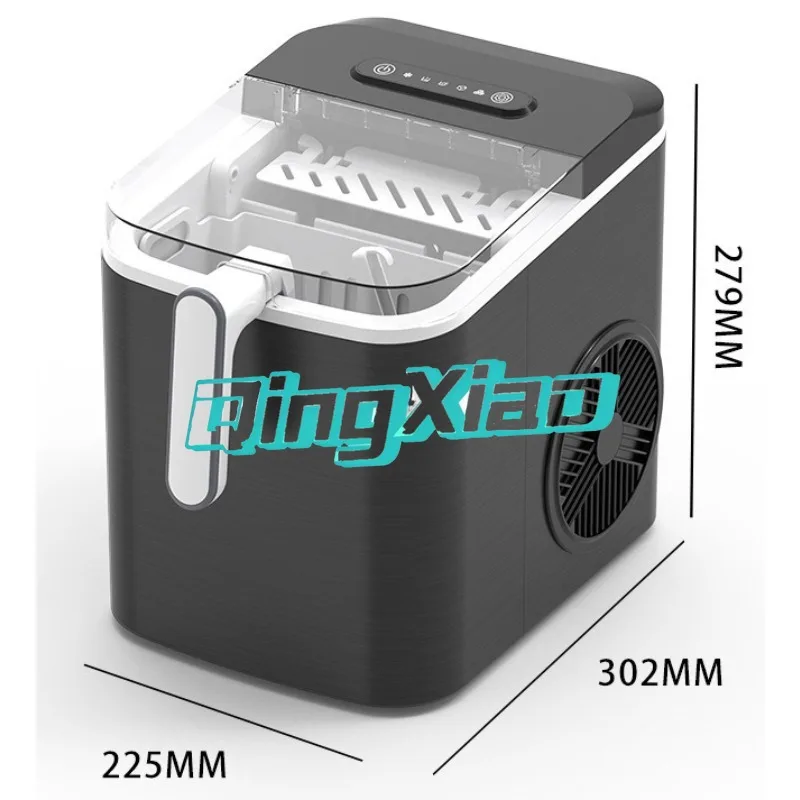 Portable Mini Electric Ice Maker Automatic Bullet Ice With Basket 220V For Outdoor Car Commercial Household Kitchen Use