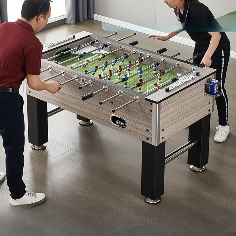 

Indoor football machine 1.4 meters large adult foosball table, classic black