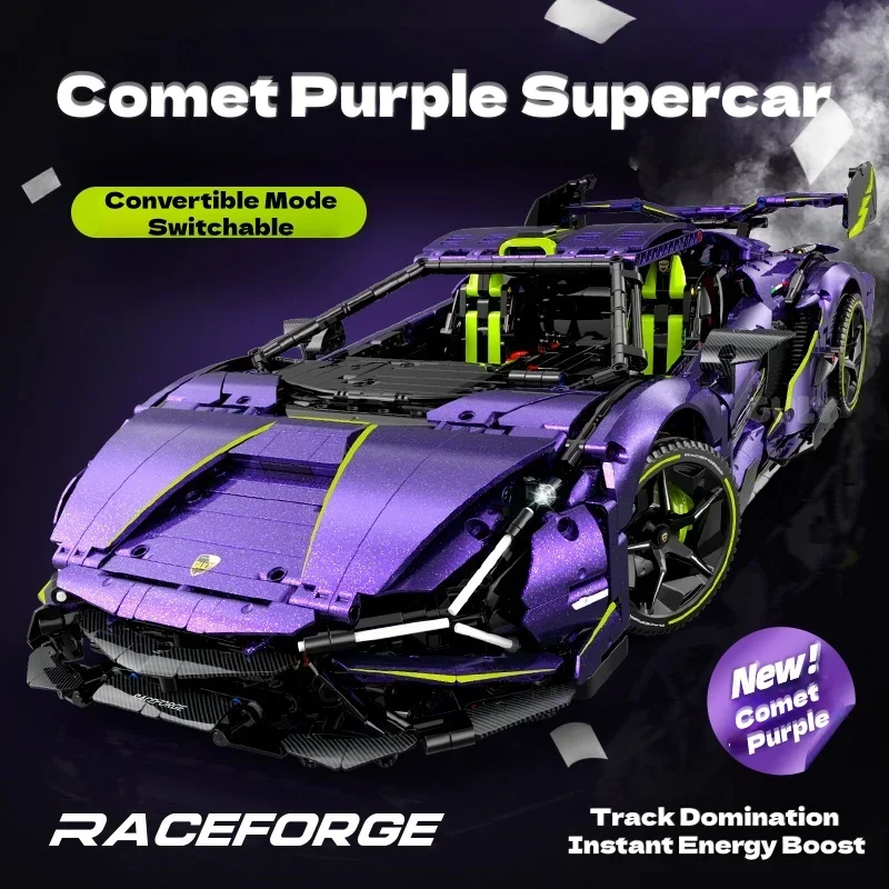 

3654PCS Technical Lambo Building cars, 1:8 Scale Building Block Model, Creative Gift For Adult&Boys14+