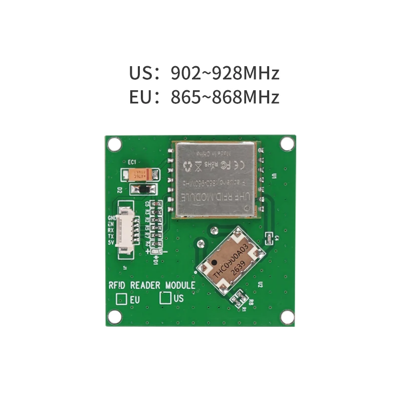 Чип R200 RFID-считыватель меток UART TTL UHF RFID-модуль 860 ~ 960 МГц RFID-считыватель модуля Поддержка значения RSSl