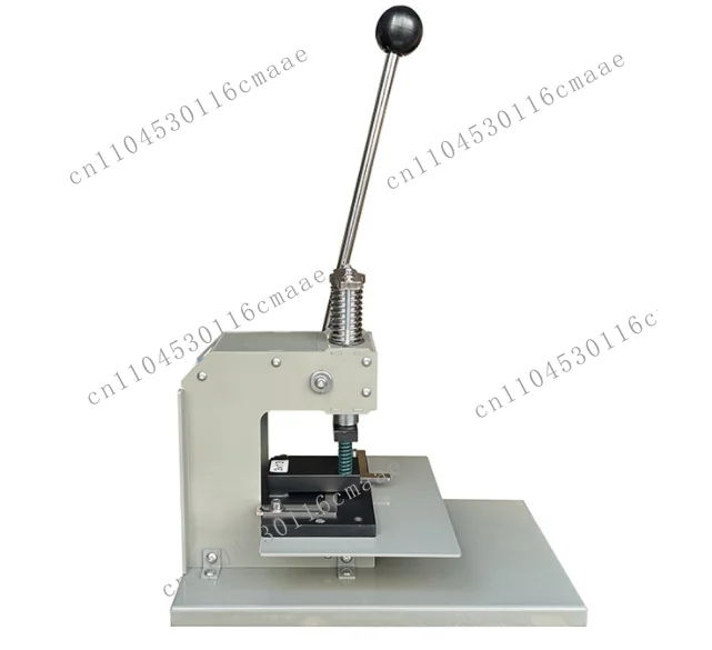 Heavy-duty manual punching machine for aluminum metal plate nameplates and stainless steel