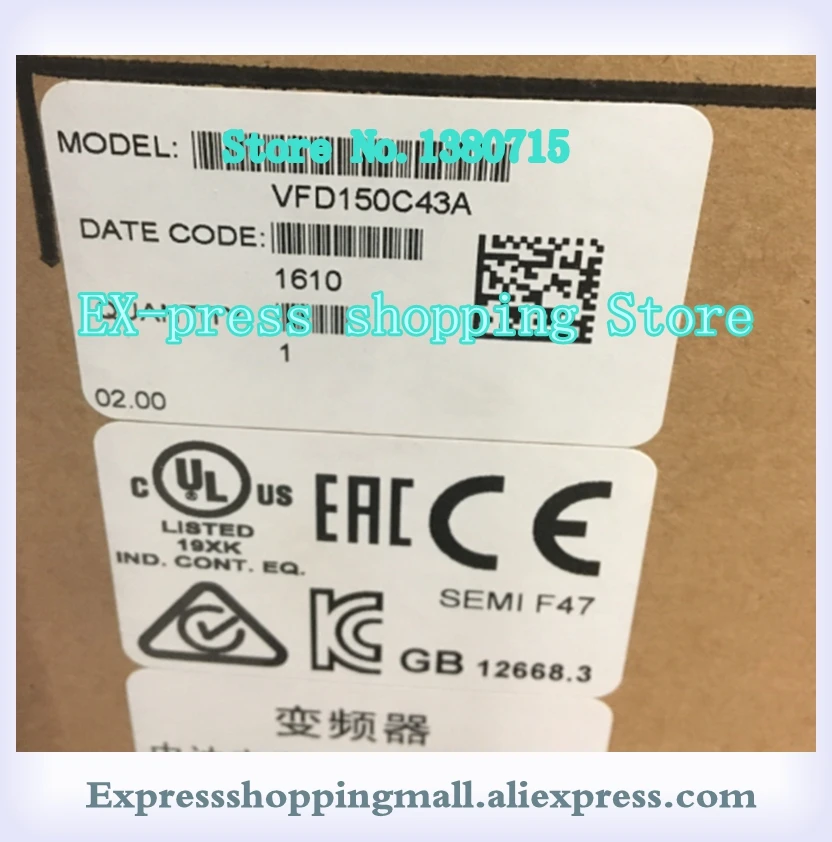 VFD150C43A-21 380V 15KW VFD-C Inverter New