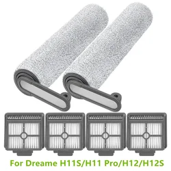 For Dreame H11S/H11 Pro/H12/H12S Hepa Filters Roller Brushes Floor Scrubber Vacuum Cleaner Accessories