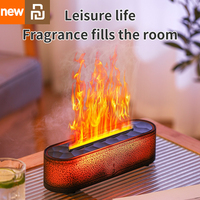 Xiami Youpin Desktop Simulated Flame Aromatherapy Machine Fast Humidification Colorful Atmosphere Lamp Remote Control Humidifier