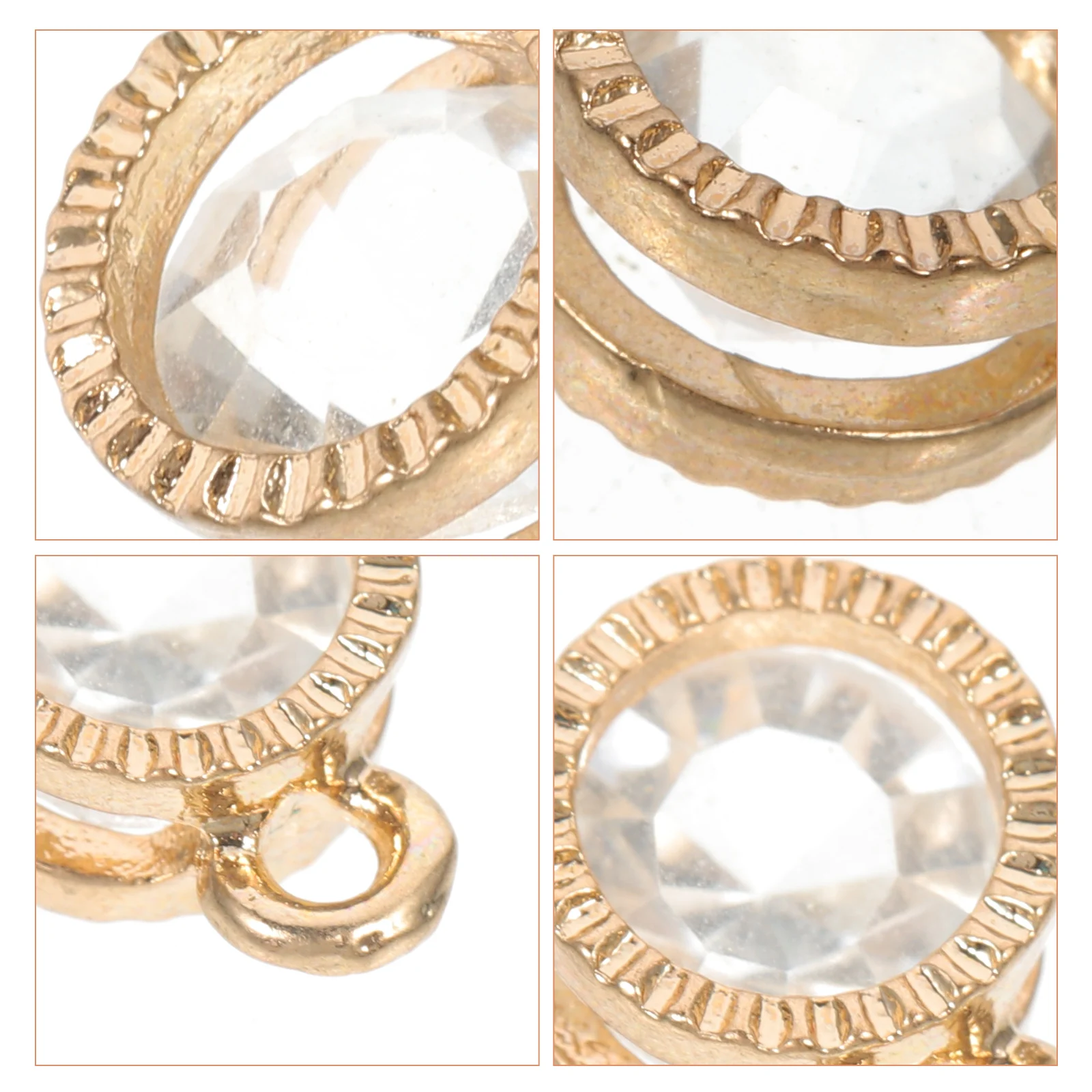 

Metal Zircon Necklace Bracelet Pendant Charm Bulk Charms Pendants for Jewelry Making