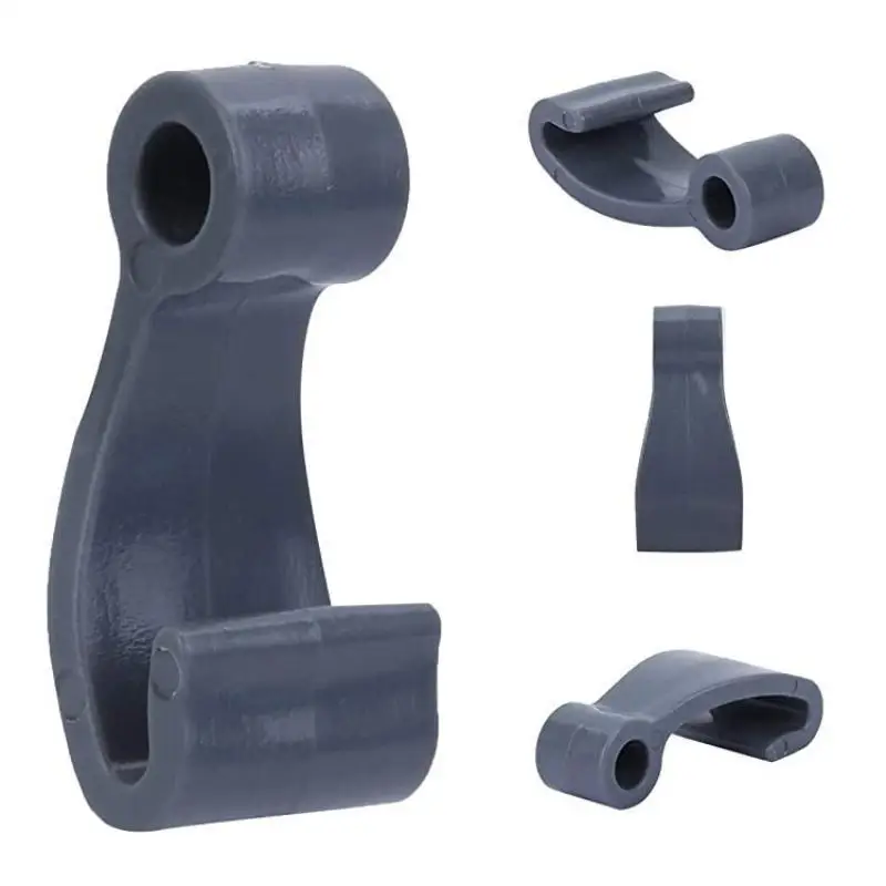 Inflatable Boat Plastic Fasten Rope Hooks For 6mm Rope Multi-Purpose Hook For Canoes Tie Down Hooks For Truck Tarps