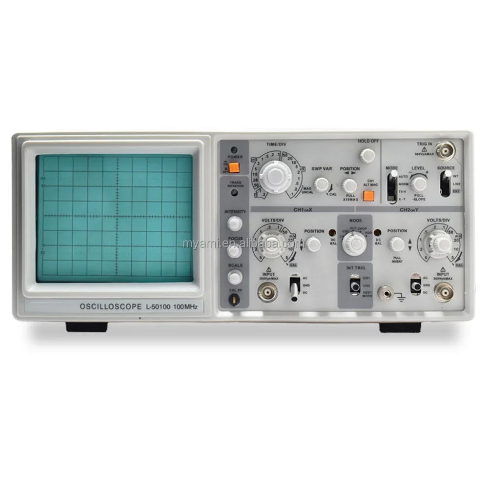 

MYAMi 2 Channel Dual Channel Analog Oscilloscope 20MHz 40MHz 60MHz 100Mhz for Laboratory test