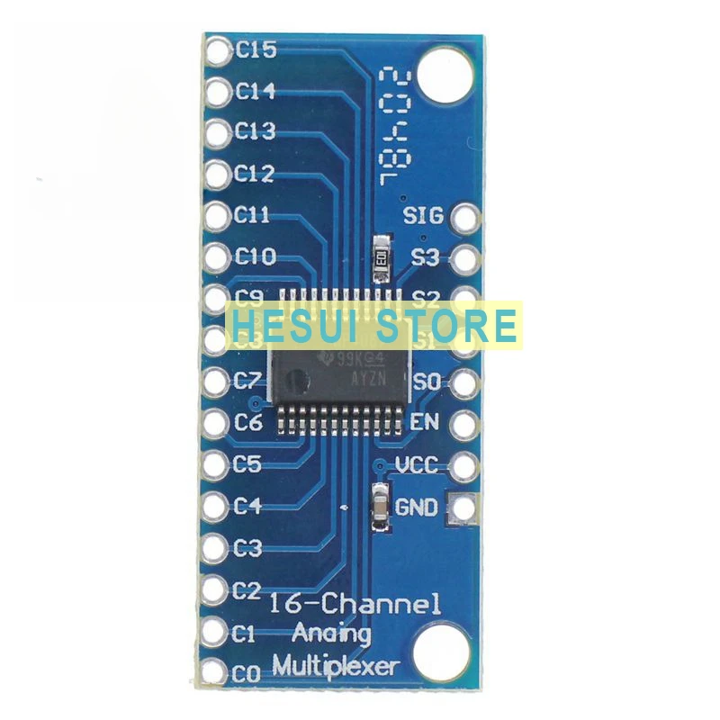 CD74HC4067 высокоскоростной 16-канальный аналоговый мультиплексор CMOS