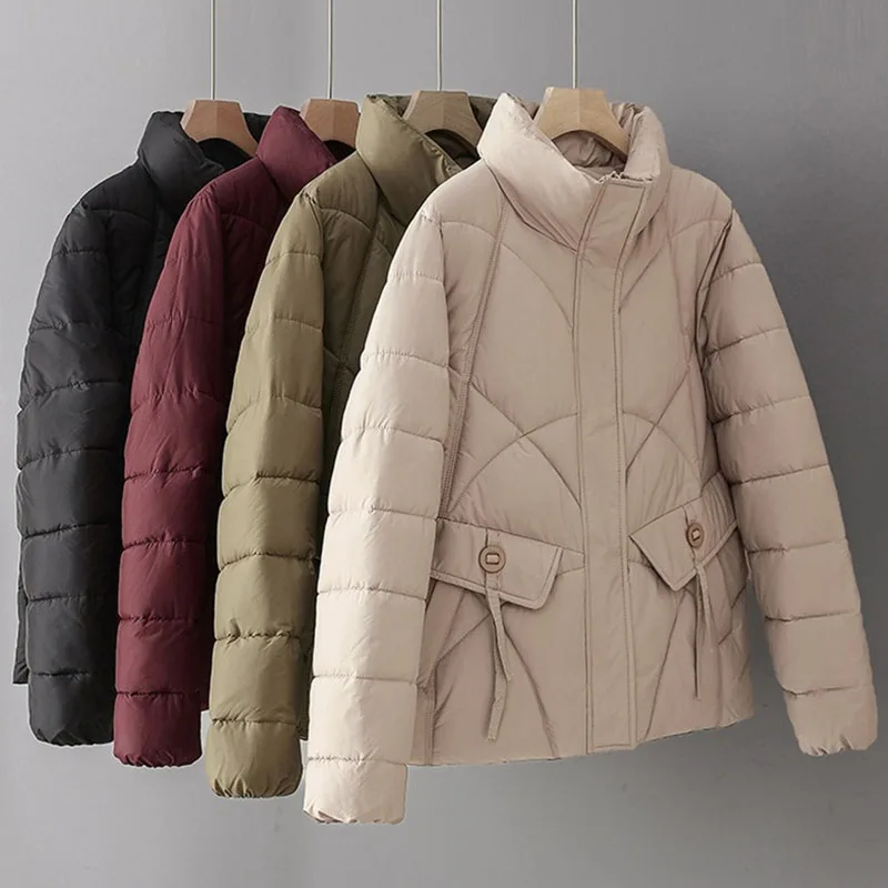 Women Winter Jackets Korean Loose Thicken Short Padded Coat Women Parka Casual Outwear Warm Down Cotton Jacket Female Outwear