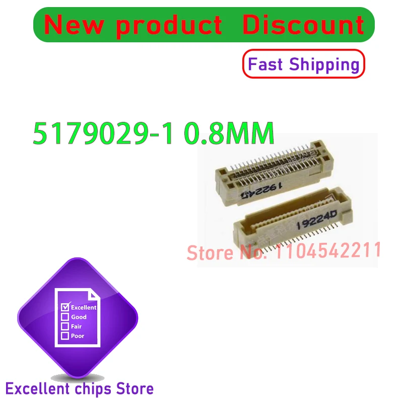 5179029-1 0.8MM 40PIN SMD  5PCS~100PCS/LOT