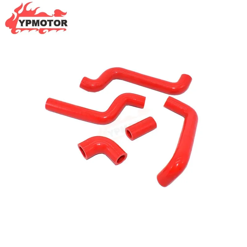 RS 125  Red Motorcycle Sport Bike Silicone Radiator Hose Water Pipes Coolant Tube For Aprilia RS125 2005-2011 2006 2007 08 09