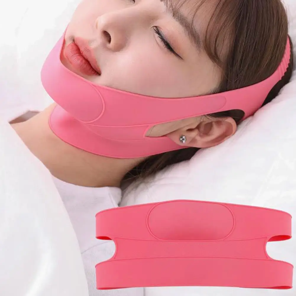 Delicate Face Neck Wrinkle Breathable Removal Slimming Mask Double Chin Lifting Face Firming Sleep Band Face Bandage Hot Sale