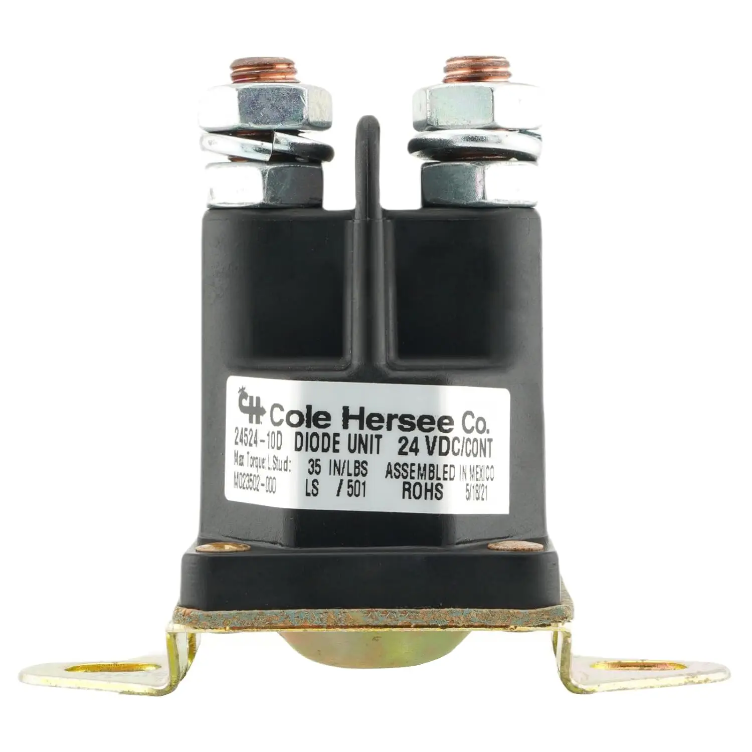 

MUGURO 24524-10D DIODE Unit 24VDC/Cont Screw Mount Automotive Relays