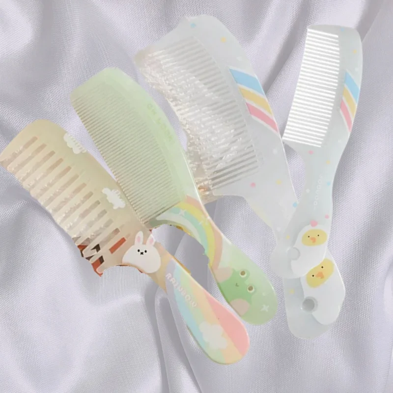 Cute Cartoon Anti-static Hair Dressing Comb Curly Hair Portable Travel Comb for Kids Girls Students Comb Baby Hair Care Comb