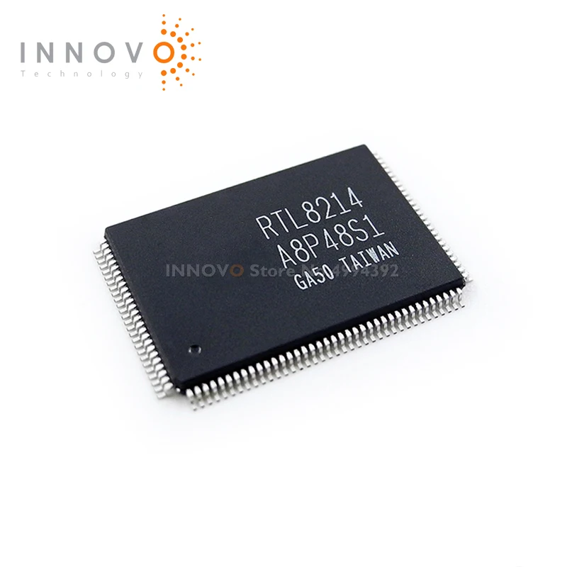 2~5pcs/lot RTL8214 L8214 INTEGRATED 10/100/1000 QUAD GIGABIT ETHERNET TRANSCEIVER LQFP-128 IC CHIP New original