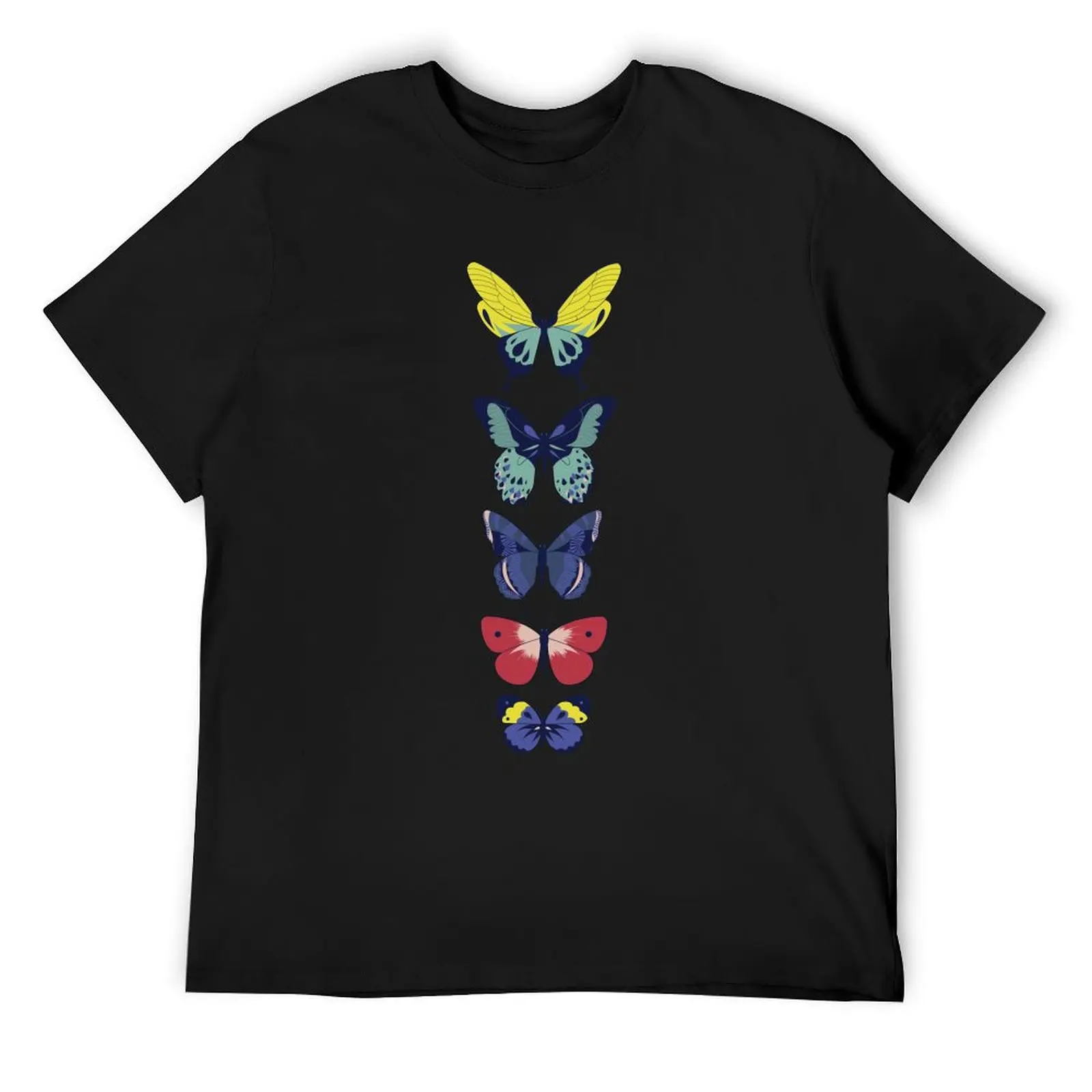 Butterflies T-Shirt anime t shirts rapper graphic tees vintage anime shirt shirts men graphic