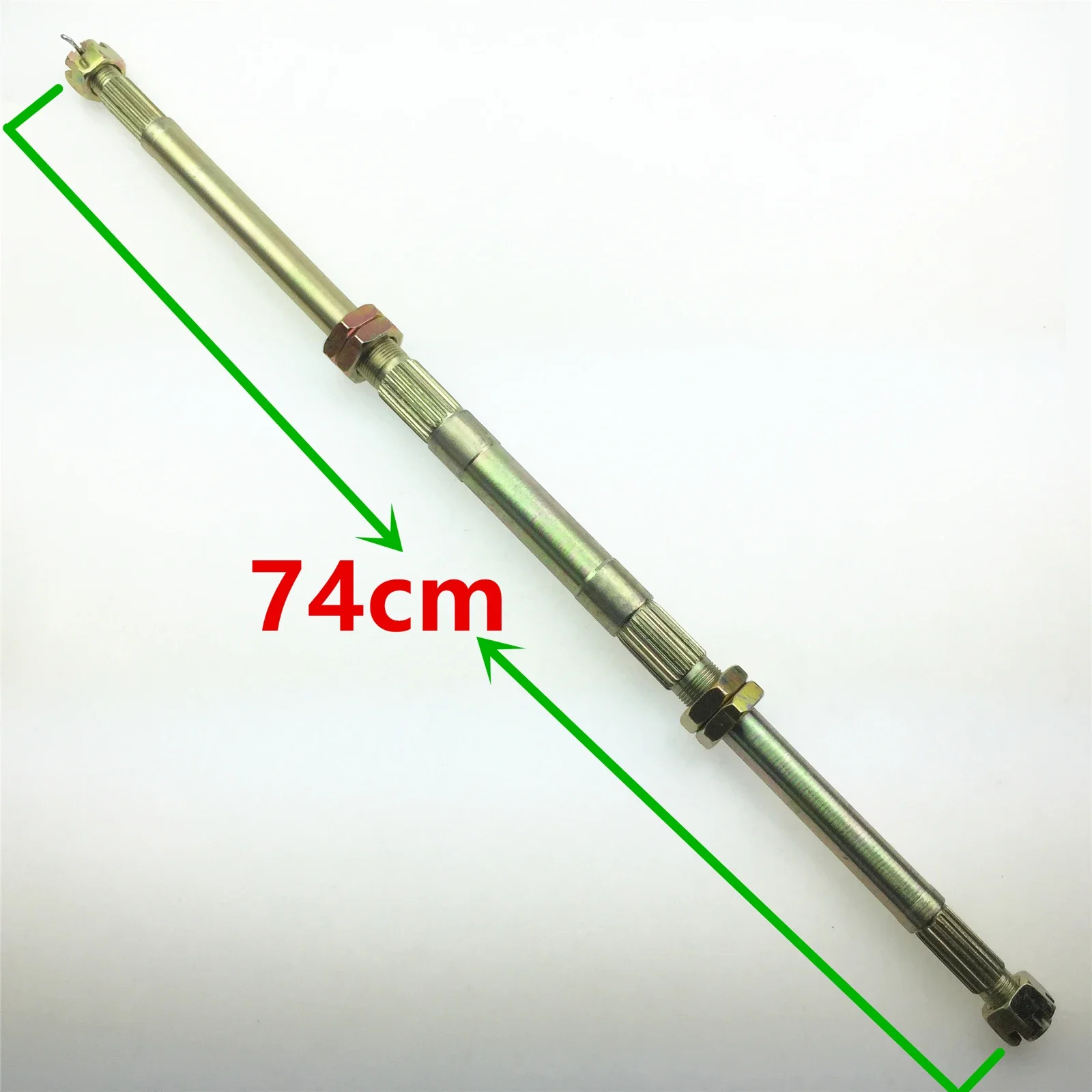 

For small bull Hummer four wheel ATV modified thicker rear axle 23/28 teeth 650MM two 23 teeth middle