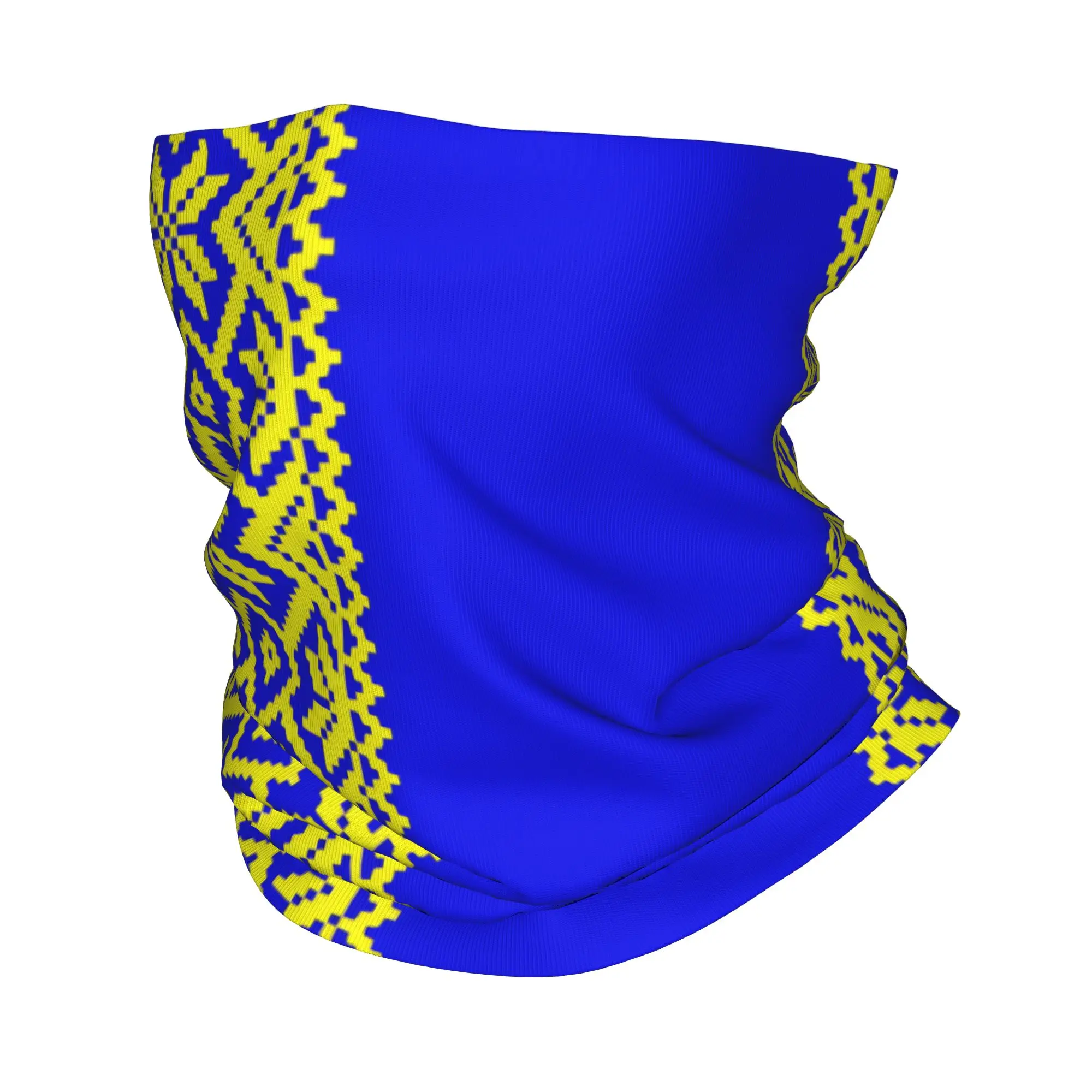 Outdoor Sport Balaclava Ukrainian Belarusian Vyshyvanka Bicycle Mask Soft Motorcycle Face Cover Mask Camping Anti-UV Neck Gaiter