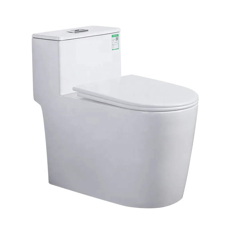 Wholesale Sanitary Ware Modern Ceramic Integrated Double Flush Toilet Siphon