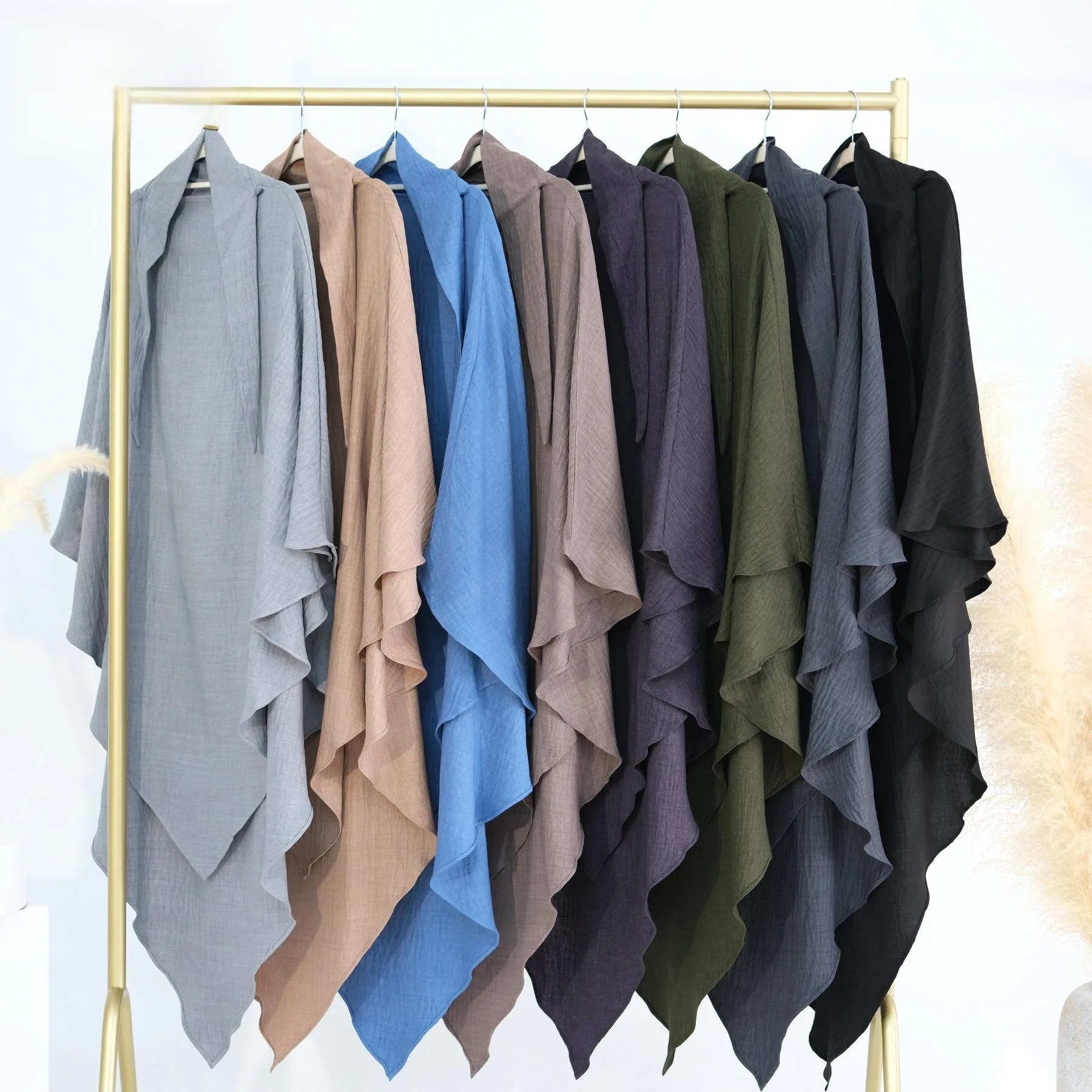 

Большой однотонный платок с диагональным узором Lo, осенний сезон 2024, без бренда, мужской комплект, другой набор без рукавов