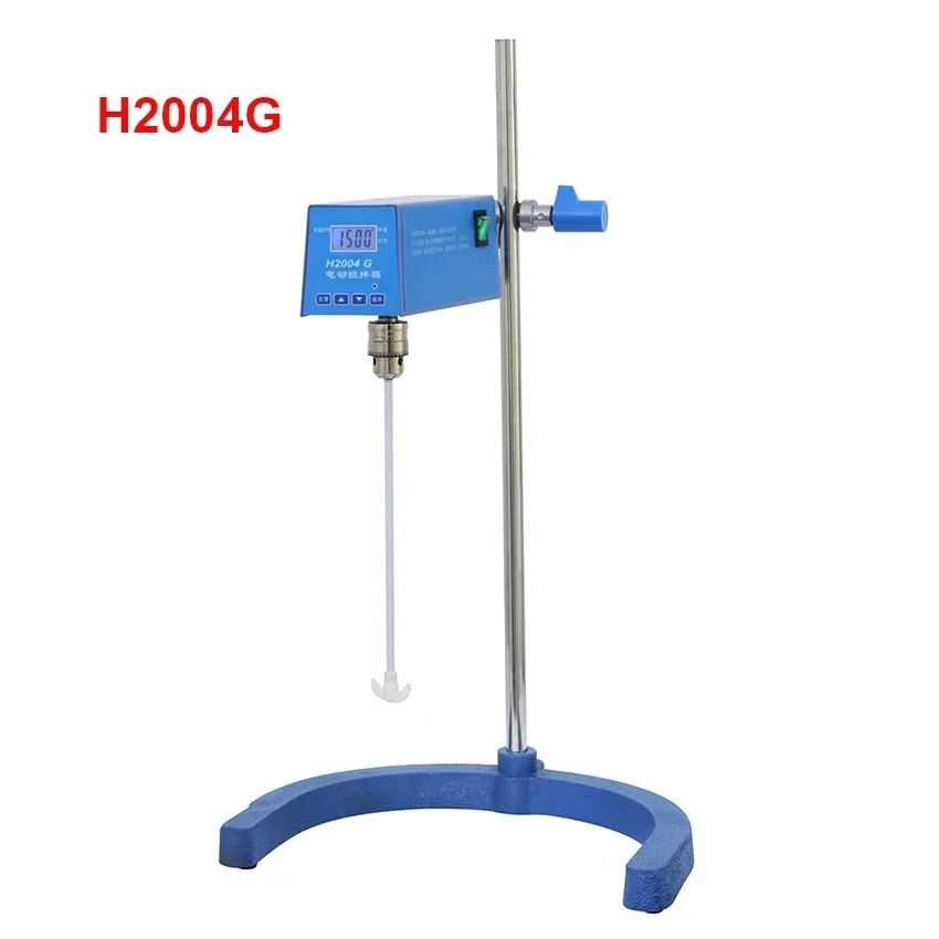 40/100/150/250W Laboratory Stirrer with Timing 1500rpm Electric Digital Overhead Stirrer Lab Mixer for Paint and Comestic mixer